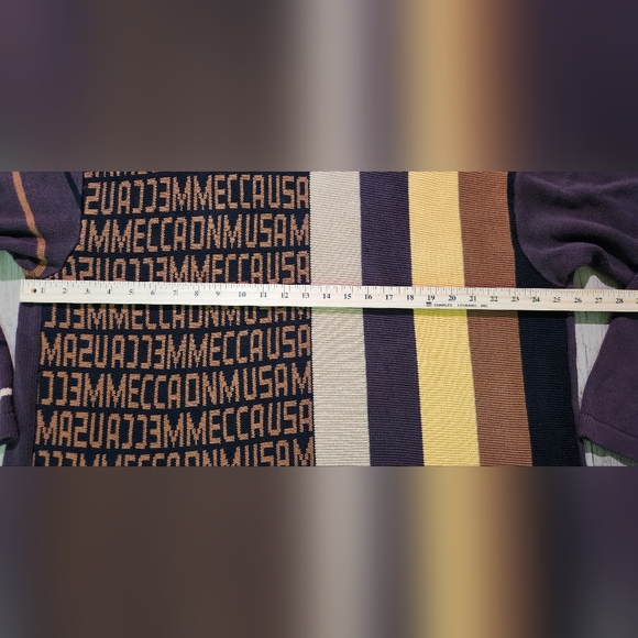 Vintage Y2K Mecca Spellout logo Mens Sweater 2XL relaxed Fit - Picture 5 of 6